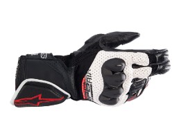 Motorradhandschuhe Alpinestars SP-8 V3 Air Gloves weiß schwarz rot