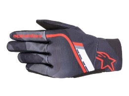 Motorradhandschuhe Alpinestars Reef Gloves black gray camo bright red