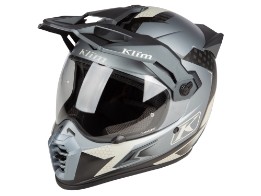 Helm Klim Krios Pro Carbon Charger Grey Matt Dual Sport Adventure
