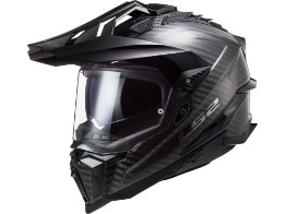 Helm LS2 MX701 C Explorer 06 Solid Gloss Carbon black