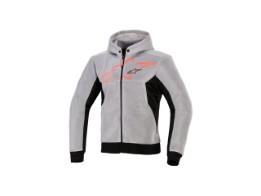 Chrome Superairflow Hoodie Aramid Kapuzenjacke black mid grey red fluo