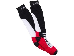 Socken Alpinestars Road Racing Socks Long schwarz rot