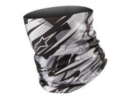 Blurred Neck Tube Neckwarmer schwarz grau