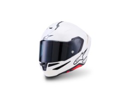Helm Alpinestars Supertech S-R7 Solid Gloss White Motorradhelm Integralhelm