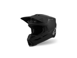 SM3 Solid Matt Black Crosshelm MX Motocross ECE2206