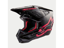 SM5 Corp Black Diva Pink Crosshelm MX Motocross Offroad Helm