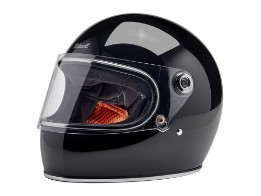 Motorradhelm Biltwell Gringo S Gloss Black ECE2206