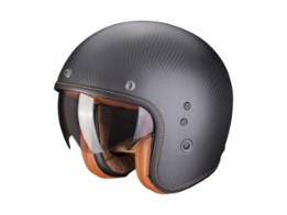 Open face helmet Scorpion Belfast Carbon Matt Solid Black Matt