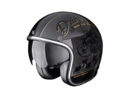 Jethelm Scorpion Belfast Evo Carbon Zippy Glanz Schwarz-Gold