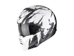 Helm Scorpion Exo Combat II Marauder Matt-Schwarz-Weiß