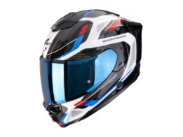 Helm Scorpion EXO 1500 Air Sleek Weiß-Rot-Blau