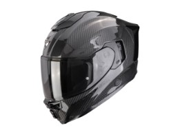 Helm Scorpion EXO 1500 Carbon Air Solid Glanz Schwarz