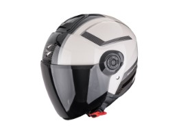 Helm Scorpion Exo City II Cosmos Creme-Schwarz