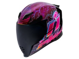 Helm Icon Airflite Synth Wave Pink