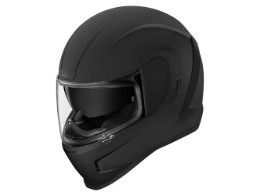 Helm Icon Airform Solid Rubatone schwarz matt