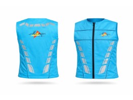 Börjes Warnweste Leuchtweste blau