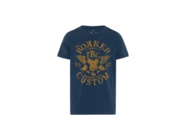T-Shirt Rokker Custom Black Blue