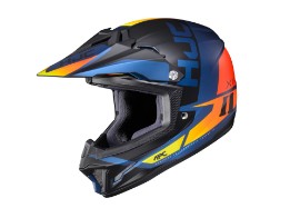 Kinder Crosshelm HJC CLXY II Creed MC27HSF schwarz blau orange matt
