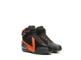 Schuhe Dainese Energyca D-WP Waterproof Shoes schwarz rot fluo