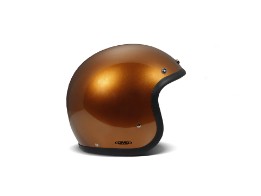 Vintage Rame Bronse Orange Open Face Hjelm Jet Hjelm Motorsykkelhjelm