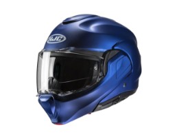 Klapphelm HJC F100 Semi Flat Metallic Blue blau matt