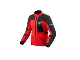 Motorradjacke Revit Convergent H2O Ladies Rot Schwarz