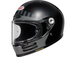 Glamster Lucky Cat TC5 svart motorsykkelhjelm retro hjelm