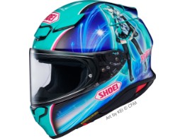 Helm Shoei NXR2 Miku TC-4