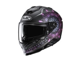 Motorradhelm HJC i71 Niel MC28SF schwarz lila matt