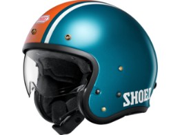 J.O2 Aventure TC-2 Blue Orange Open Face Helm Jethelm Motorradhelm