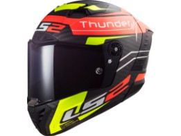 Helm LS2 FF805 Thunder C Plus Black Attack Carbonhelm