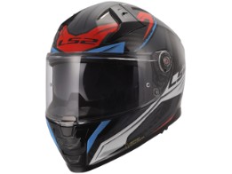 Helm LS2 FF811 Vector II Carbon Savage White Blue Red
