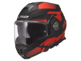 Klapphelm LS2 FF901 Advant X Nova Matt Black Red ECE2206