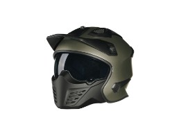 XP-69 S Draco capacete de motocicleta híbrido jet capacete de titânio fosco