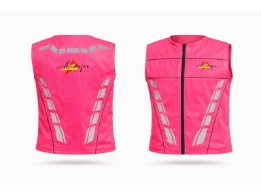 Börjes Warnweste Leuchtweste neonpink