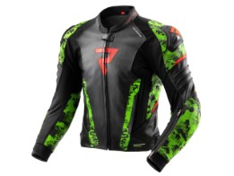 Veloce Camo sportliche Motorradjacke Lederjacke