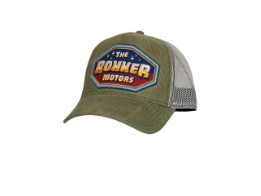 Stars Cord Trucker Snapback Cap Schirmmütze Green Fog