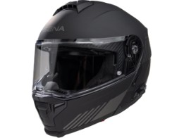Smart Helm Sena Specter Sprechanlage Motorradhelm Klapphelm schwarz matt