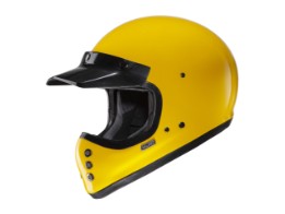 Motorradhelm HJC V60 Solid Deep Yellow Offroad Helm gelb