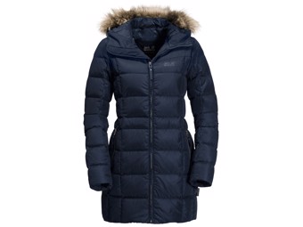 Daunenmantel Jack Wolfskin Baffin Island Coat Women midnight blue