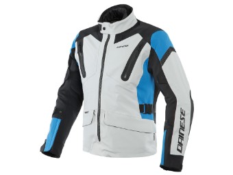 Motorradjacke Dainese Tonale D-Dry XT Jacket glacier gray performance blue