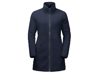 Fleecejacke Jack Wolfskin High Cloud Coat Women Nanuk 300 midnight blue