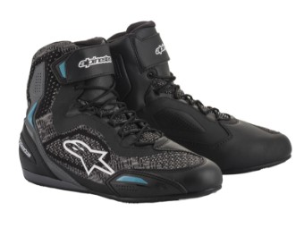 Motorradschuhe Alpinestars Stella Faster 3 RideKnit Shoes schwarz blau
