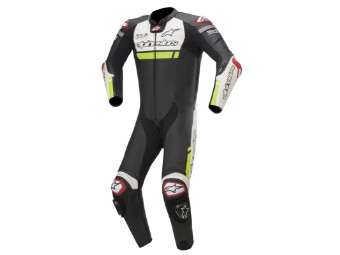 Lederkombi Alpinestars Missile Ignition Tech Air Compatible Einteiler yellowfluo
