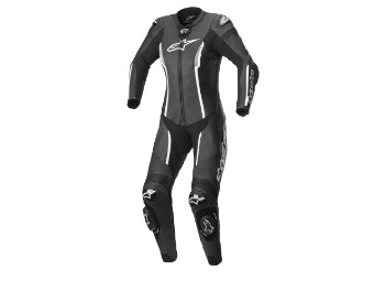 Lederkombi Alpinestars Stella Missile v2 1PC Damen Einteiler schwarz weiß