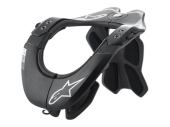 Nackenschutz Alpinestars BNS Tech 2 Bionic Neck Support Tech schwarz grau