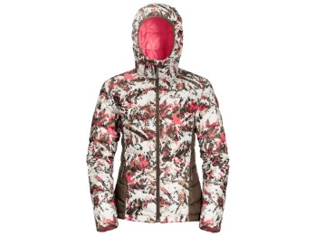 Daunenjacke Jack Wolfskin Helium Peak Hoody Women coral pink all over