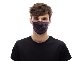 Munn- og nesemaske Buff Filter Mask Adult Ape-X Svart ansiktsmaske