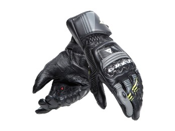 Motorradhandschuhe Dainese Druid 4 Gloves black charcoal grey yellow fluo