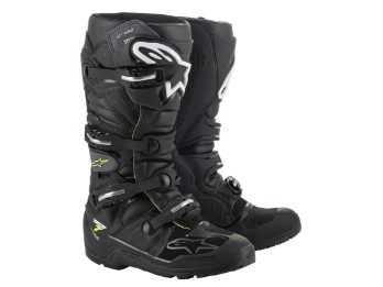 Crossstiefel Alpinestars Tech 7 Drystar Enduro MX Boots black gray